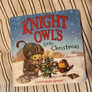 Knight owls little Christmas board book